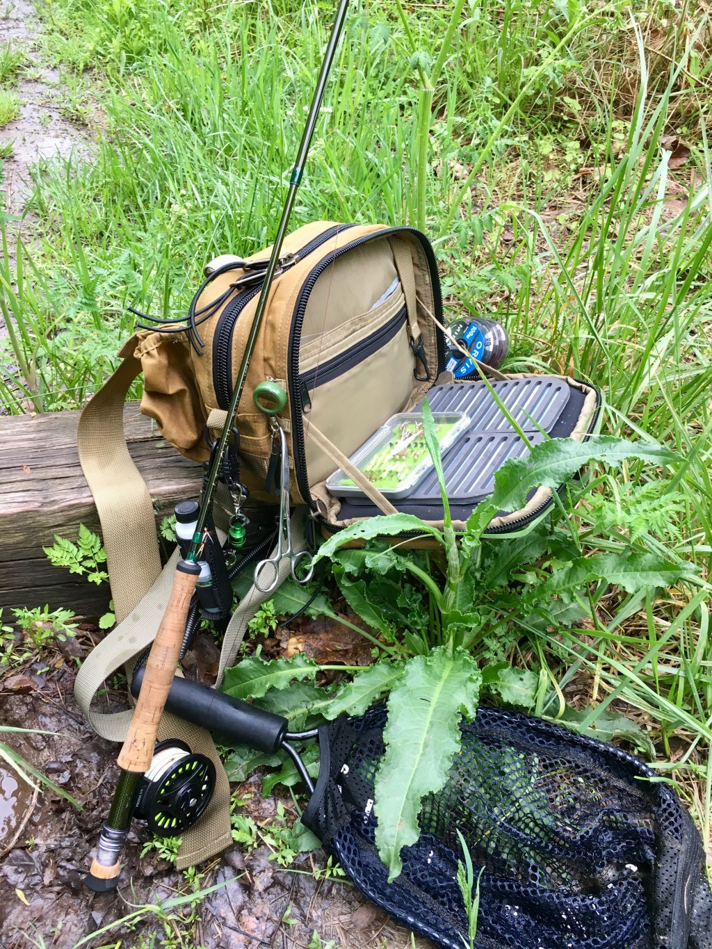 Lycoming Creek, high water lunker